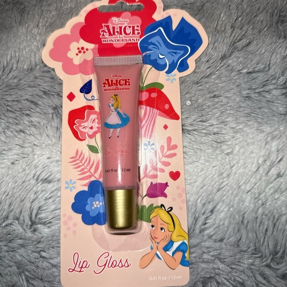 Alice In Wonderland Disney shimmer Pink Lip Gloss Brand New In Box - Picture 1 of 2